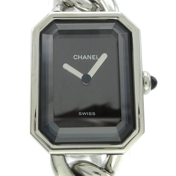 Chanel Premiere Ladies Quartz Watch #L V.H.Silver Stainless Steel - Picture 3 of 6
